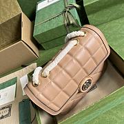 Gucci Deco Small Shoulder Bag Rose Beige Size 25x19.5x8 cm - 3