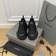 Balenciaga Women's Triple S Sneaker In Black - 1