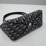 Medium Dior Key Bag Blue Dior Oblique Jacquard Size 30x16.5x13 cm - 2