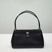 Medium Dior Key Bag Black Box Calfskin Size 30x16.5x13 cm - 1