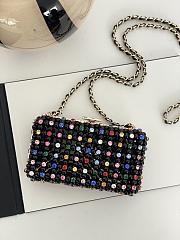 Chanel Evening Bag AS3771 Black & Multicolor Size 11×17×7 cm - 1