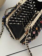 Chanel Evening Bag AS3771 Black & Multicolor Size 11×17×7 cm - 5