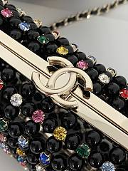Chanel Evening Bag AS3771 Black & Multicolor Size 11×17×7 cm - 2