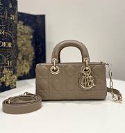 Dior Small Lady D-Joy Bag Hazelnut Cannage Lambskin Size 22x6x12 cm - 1