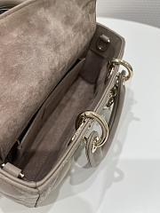Dior Small Lady D-Joy Bag Hazelnut Cannage Lambskin Size 22x6x12 cm - 2