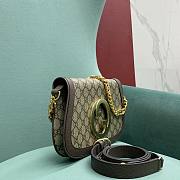 Gucci Blondie Shoulder Bag Beige and ebony GG Size 28x16x4 cm - 4