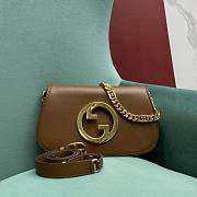 Gucci Blondie Shoulder Bag Brown Size 28x16x4 cm - 1