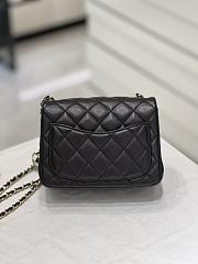 Chanel Mini Flap Bag AS1786 Black Size 13×18×7 cm - 4
