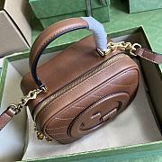Gucci Blondie Top Handle Bag Brown Size 17x15x9 cm - 2