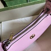 Gucci Aphrodite Mini Shoulder Bag Light Pink Leather Size 21x12x4 cm - 2