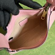 Gucci Aphrodite Mini Shoulder Bag Light Pink Leather Size 21x12x4 cm - 4