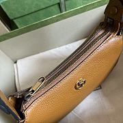 Gucci Aphrodite Mini Shoulder Bag Brown Leather Size 21x12x4 cm - 4