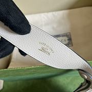Gucci Aphrodite Mini Shoulder Bag White Leather Size 21x12x4 cm - 5