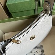 Gucci Aphrodite Mini Shoulder Bag White Leather Size 21x12x4 cm - 4