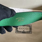 Gucci Aphrodite Mini Shoulder Bag Green Leather Size 21x12x4 cm - 5