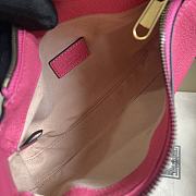 Gucci Aphrodite Mini Shoulder Bag Pink Leather Size 21x12x4 cm - 2
