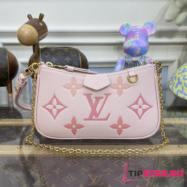 Louis Vuitton Easy Pouch Gradient Pink M82346 Size 19x11.5x3 cm - 1