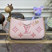 Louis Vuitton Easy Pouch Gradient Pink M82346 Size 19x11.5x3 cm - 1