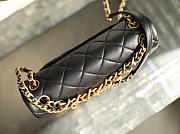 Chanel Black Flap Bag AS3897 Size 15×26×7 cm - 4