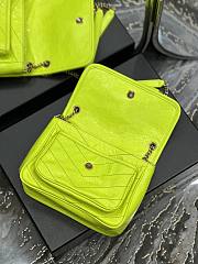 YSL Niki Baby Chain Bag In Neon Color Size 21x16x7,5 cm  - 5