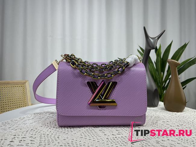 Louis Vuitton Twist PM Lilas Provence Violet M22098 Size 19x15x9 cm - 1