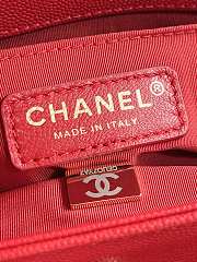 Chanel Small Boy Handbag In Red Size 12x20.5x8.5 cm - 5