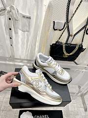 Chanel Sneakers G39792 Gold & Silver - 3