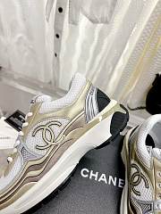 Chanel Sneakers G39792 Gold & Silver - 5