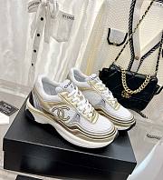 Chanel Sneakers G39792 Gold & Silver - 1