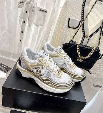Chanel Sneakers G39792 Gold & Silver