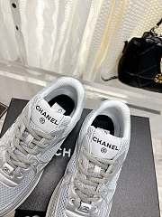 Chanel Sneakers G39792 Light Gray & Silvered - 2