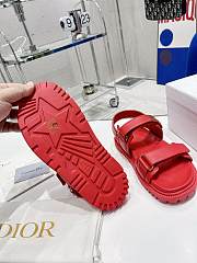 Dioract Sandal Red Lambskin - 5