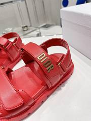 Dioract Sandal Red Lambskin - 4