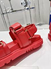 Dioract Sandal Red Lambskin - 3