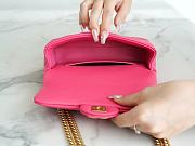 Chanel Small Flap Bag Pink Size 12×19×8 cm - 2