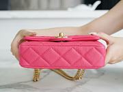 Chanel Small Flap Bag Pink Size 12×19×8 cm - 4