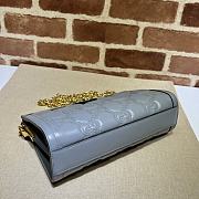 Gucci GG Matelassé Small Bag Gray Size 26x17.5x8 cm - 5