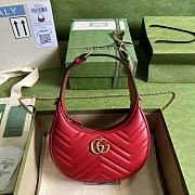 Gucci GG Marmont Matelassé Mini Bag Red Size 21x11x5 cm - 1