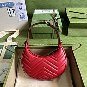 Gucci GG Marmont Matelassé Mini Bag Red Size 21x11x5 cm - 3