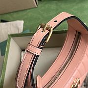 Gucci Marmont Matelassé Mini Bag Peach Leather Size 21x11x5 cm - 4