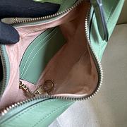 Gucci Marmont Matelassé Mini Bag Green Leather Size 21x11x5 cm - 4