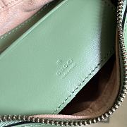 Gucci Marmont Matelassé Mini Bag Green Leather Size 21x11x5 cm - 2