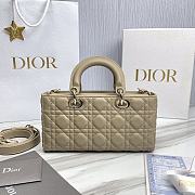 Dior Medium Lady D-Joy Bag Sand-Colored Cannage Lambskin Size 26 x 13.5 x 5 cm - 5