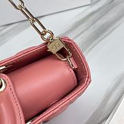 Dior Medium Lady D-Joy Bag Rust-Colored Cannage Lambskin Size 26 x 13.5 x 5 cm - 5