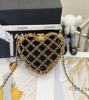 Chanel Heart Minaudiere AS4027 13×14×3 cm - 1