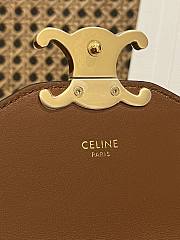 Celine Enveloppe Triomphe Bag In Triomphe Canvas And Calfskin Size 22 X 15 X 5 CM - 2