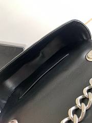 Celine Chain Shoulder Bag Matelasse Monochrome Celine In Quilted Goatskin Black Size 24 X 15 X 5 CM - 3