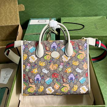 Gucci Animal Print Small Tote Bag 680956 Size 31x26.5x14 cm