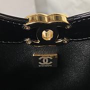 Chanel 31 Mini Shopping Bag AS4133 Yellow & Black Patent Calfskin Size 22 × 23 × 5.5 cm - 3