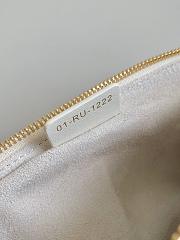 Dior Club Bag White Cannage Lambskin Size 27x12x5 cm - 2